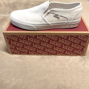 White Asher Vans